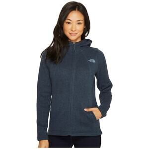 The North Face Crescent Full-Zip Fleece Jacket Heather Blue Women’s Medium